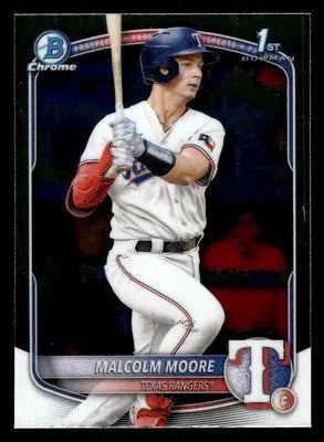 2025 Bowman #BCP-129 Malcolm Moore Chrome Prospects - Baseball Card Single