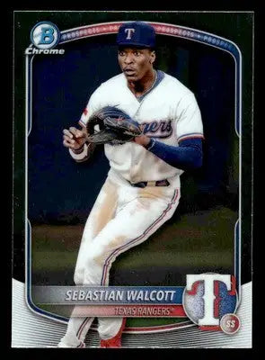 2025 Bowman #BCP-133 Sebastian Walcott Chrome Prospects - Baseball Card Single