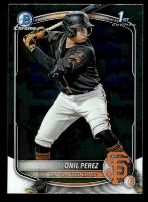 2025 Bowman #BCP-134 Onil Perez Chrome Prospects - Baseball Card Single