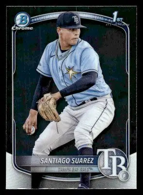 2025 Bowman #BCP-142 Santiago Suarez Chrome Prospects - Baseball Card Single