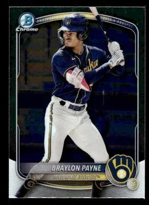 2025 Bowman #BCP-148 Braylon Payne Chrome Prospects - Baseball Card Single