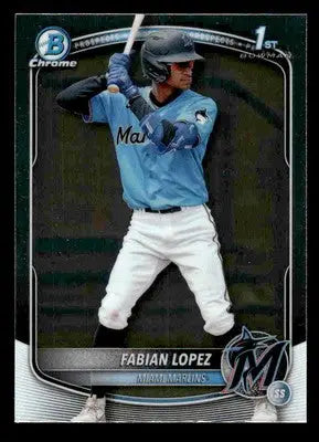 2025 Bowman #BCP-19 Fabian Lopez Chrome Prospects - Baseball Card Single