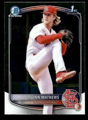 2025 Bowman #BCP-25 Quinn Mathews Chrome Prospects - Baseball Card Single