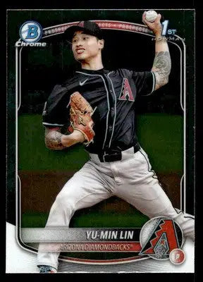 2025 Bowman #BCP-27 Yu-Min Lin Chrome Prospects - Baseball Card Single