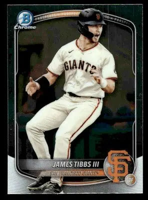 2025 Bowman #BCP-39 James Tibbs III Chrome Prospects - Baseball Card Single