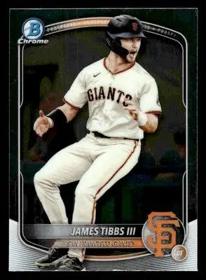 2025 Bowman #BCP-39 James Tibbs III Chrome Prospects - Baseball Card Single