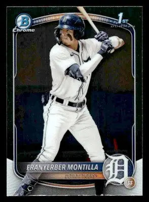 2025 Bowman #BCP-5 Franyerber Montilla Chrome Prospects - Baseball Card Single