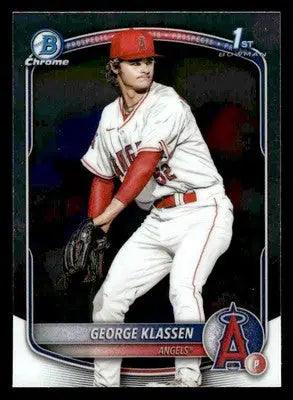 2025 Bowman #BCP-63 George Klassen Chrome Prospects - Baseball Card Single