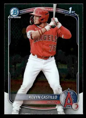 2025 Bowman #BCP-82 Kevyn Castillo Chrome Prospects - Baseball Card Single