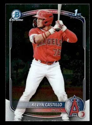 2025 Bowman #BCP-82 Kevyn Castillo Chrome Prospects - Baseball Card Single
