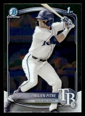 2025 Bowman #BCP-83 Émilien Pitre Chrome Prospects - Baseball Card Single