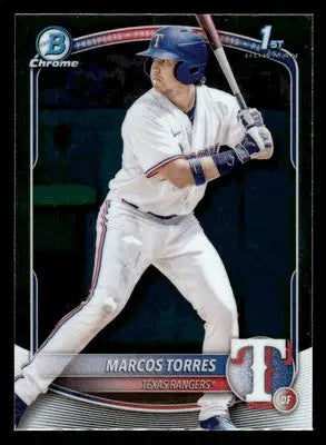 2025 Bowman #BCP-94 Marcos Torres Chrome Prospects - Baseball Card Single