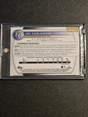 2025 Bowman #BP-103 Jac Caglianone Prospects - Baseball Card Single