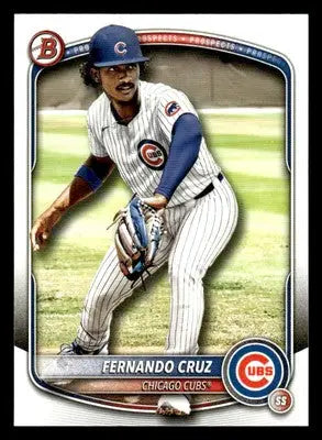 2025 Bowman #BP-110 Fernando Cruz Prospects - Baseball Card Single