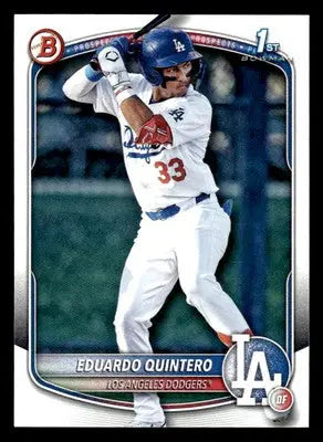 2025 Bowman #BP-115 Eduardo Quintero Prospects - Baseball Card Single