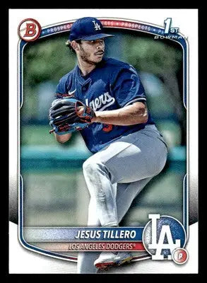2025 Bowman #BP-117 Jesus Tillero Prospects - Baseball Card Single