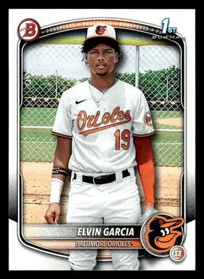 2025 Bowman #BP-124 Elvin Garcia Prospects - Baseball Card Single