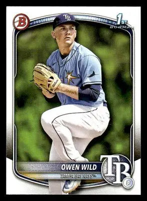 2025 Bowman #BP-14 Owen Wild Prospects - Baseball Card Single