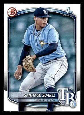 2025 Bowman #BP-142 Santiago Suarez Prospects - Baseball Card Single