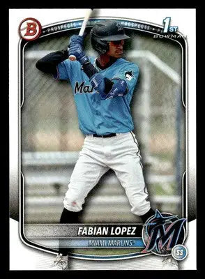 2025 Bowman #BP-19 Fabian Lopez Prospects - Baseball Card Single