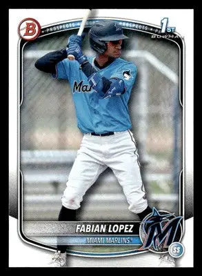2025 Bowman #BP-19 Fabian Lopez Prospects - Baseball Card Single