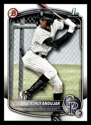 2025 Bowman #BP-20 Ashly Andujar Prospects - Baseball Card Single