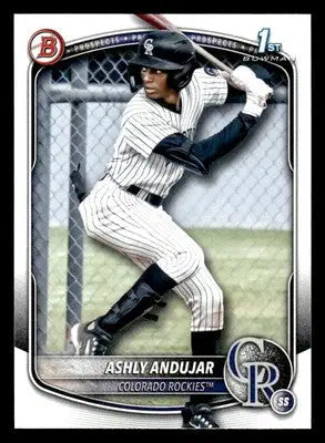2025 Bowman #BP-20 Ashly Andujar Prospects - Baseball Card Single