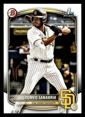 2025 Bowman #BP-3 Romeo Sanabria Prospects - Baseball Card Single