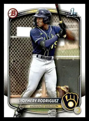 2025 Bowman #BP-36 Yophery Rodriguez Prospects - Baseball Card Single