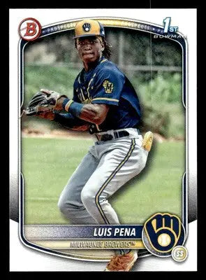 2025 Bowman #BP-38 Luis Pena Prospects - Baseball Card Single