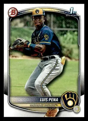 2025 Bowman #BP-38 Luis Pena Prospects - Baseball Card Single