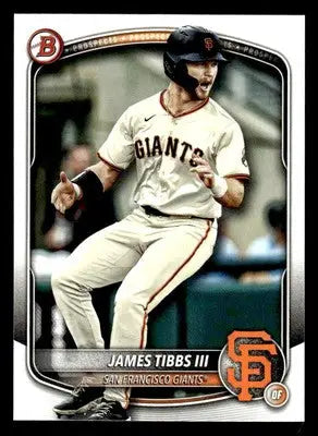 2025 Bowman #BP-39 James Tibbs III Prospects - Baseball Card Single