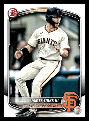 2025 Bowman #BP-39 James Tibbs III Prospects - Baseball Card Single