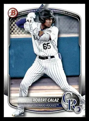 2025 Bowman #BP-40 Robert Calaz Prospects - Baseball Card Single