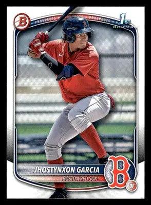2025 Bowman #BP-43 Jhostynxon Garcia Prospects - Baseball Card Single