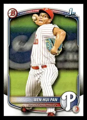 2025 Bowman #BP-6 Wen-Hui Pan Prospects - Baseball Card Single