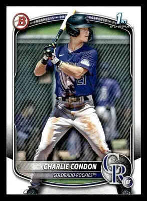 2025 Bowman #BP-75 Charlie Condon Prospects - Baseball Card Single