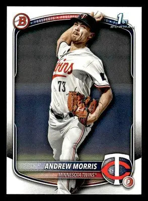 2025 Bowman #BP-90 Andrew Morris Prospects - Baseball Card Single