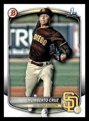 2025 Bowman #BP-96 Humberto Cruz Prospects - Baseball Card Single