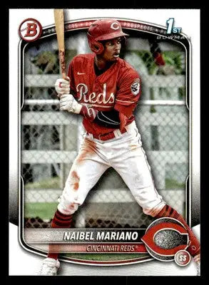 2025 Bowman #BP-99 Naibel Mariano Prospects - Baseball Card Single