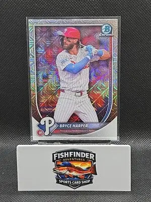 2025 Bowman - Bryce Harper #3 Chrome Mojo Refractor - Baseball Card Single