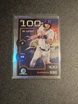 2025 Bowman #BTP-100 Carson Benge Bowman Scouts Top 100 - Baseball Card Single