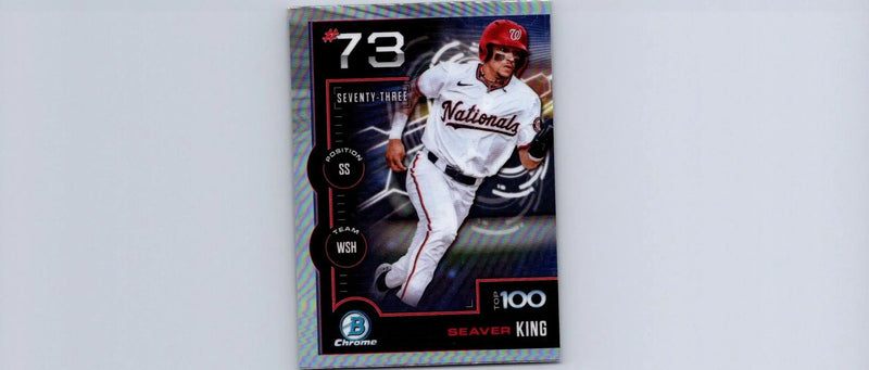 Baseball trading card Seaver King Bowman Scouts Top 100 2025 Bowman #BTP-73