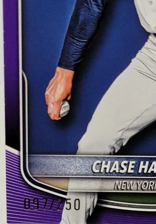 2025 Bowman Chase Hampton 1st Bowman Purple Paper /250 No. BCP-57 - Baseball Card Single