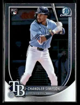 2025 Bowman Chrome #18 Chandler Simpson - Baseball Card Single