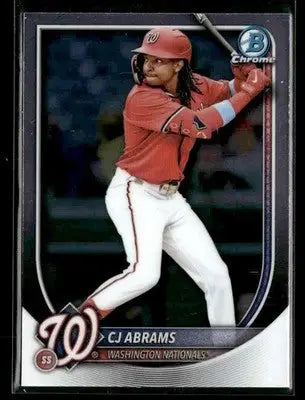 2025 Bowman Chrome #20 CJ Abrams - Baseball Card Single