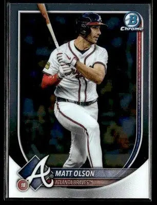2025 Bowman Chrome #4 Matt Olson - Baseball Card Single