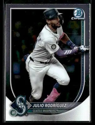 2025 Bowman Chrome #66 Julio Rodriguez - Baseball Card Single