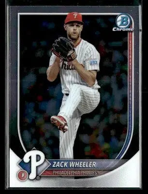 2025 Bowman Chrome #72 Zack Wheeler - Baseball Card Single