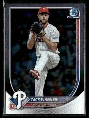 2025 Bowman Chrome #72 Zack Wheeler - Baseball Card Single
